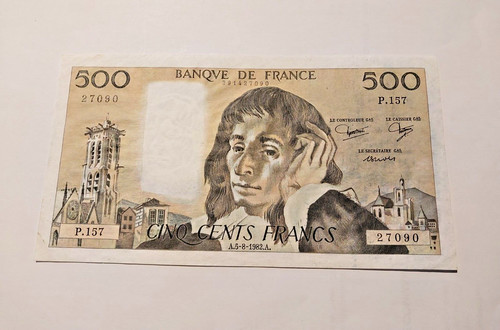 Billet 500 francs - -1, -500-