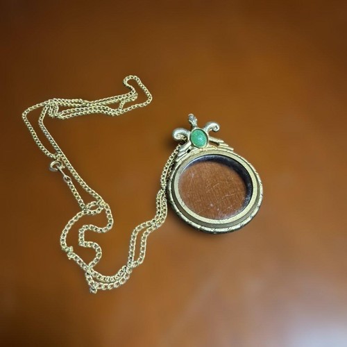 Collier loupe verre lys - loupe,