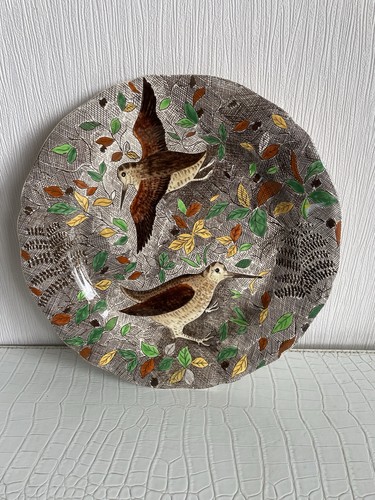 Assiette plate faïence - , de