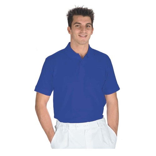 Polo unisexe bleu - chine, taille