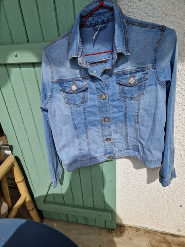 Blouson jean bleu - jean, taille