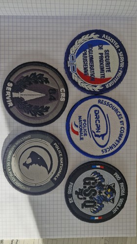Lot écussons patches - 5, écussons/patches