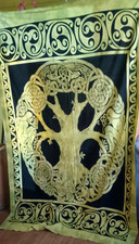 Tenture "Arbre de vie " excellente présentation de la vie sur terre. 2m70sur1m53