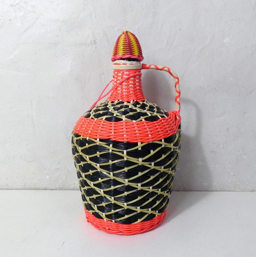 Bouteille scoubidou vintage