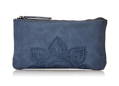 Portefeuille bleu desigual - bleu,