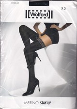 Bas jarretière WOLFORD MERINO