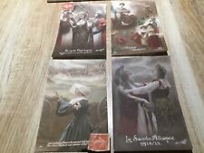 LOT DE 4 CARTES POSTALES