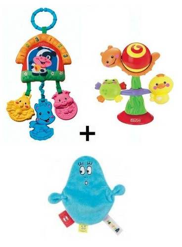 Lot jouets éveil bébé - de,