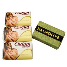 Lot 4 savons 3 Cadum et 1 Palmolive et collection vintage
