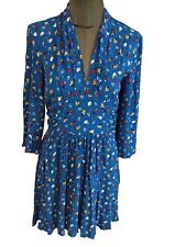 Superbe Robe Fluide Bleu Bash