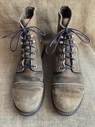 Bottes cuir roughout - en,