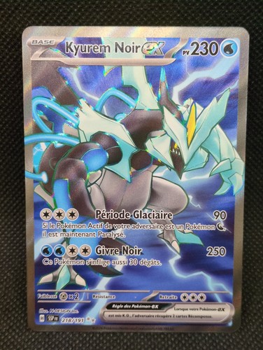 Carte pokemon kyurem noir - pokemon, ex