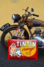 Plaque émaillée TINTIN