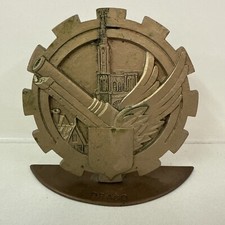 Médaille Plaque Présentoir Régiment D’artillerie Militaire Drago