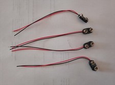 lot 4 connecteurs pour pile 9V (6F22)