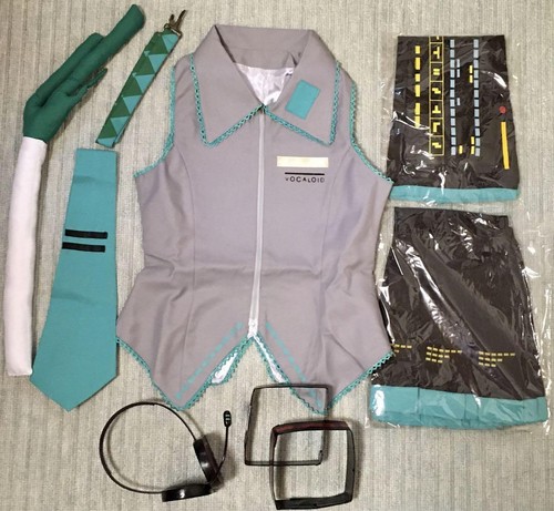 Hatsune miku cosplay set - cosplay,