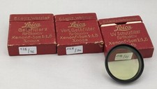 Filtre UV Leica Leitz, diamètre filetage 36mm sous boîte carton + 2 boîtes vides