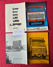 N°21920/21  / SCANIA dépliant gamme  + dépliant LB 85. 1969