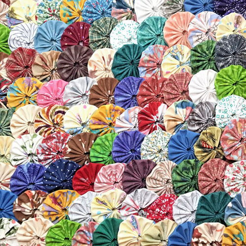 100 handmade fabric - ,