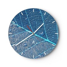 Horloge murale en verre