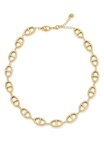 Collier maille marine chic - maille,
