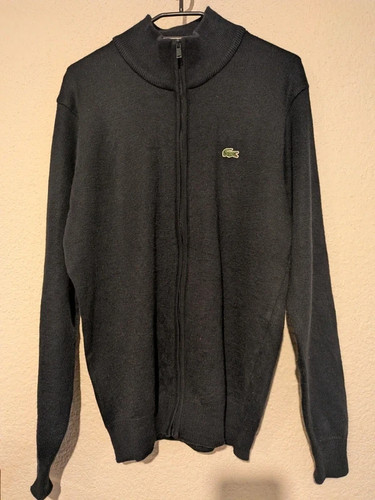 Gilet lacoste noir très - gilet,