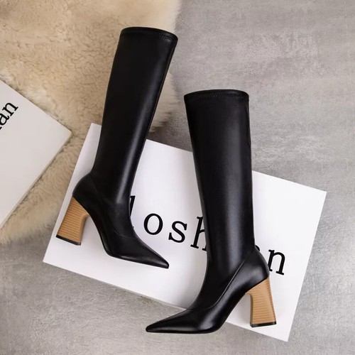Bottes femme mollet talon - femme,