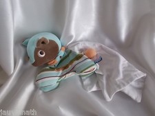 Doudou biche, faon, chien, poney et son mouchoir blanc, Sucre d'Orge,Cajou