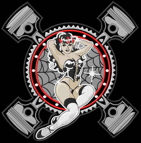 Piston pin girl - piston,