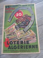 AFFICHE COURSES DE CHEVAUX