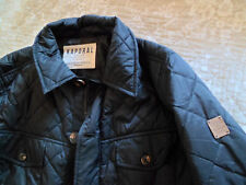 Veste parka noir matelassé mi saison KAPORAL Falcoh logo S(36/petit38) état neuf