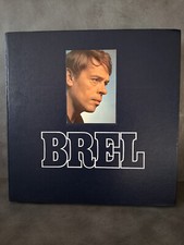 Vinyles 33 tours 🎵 BREL 🎵 en coffret de 8 disques + livret 32 pages