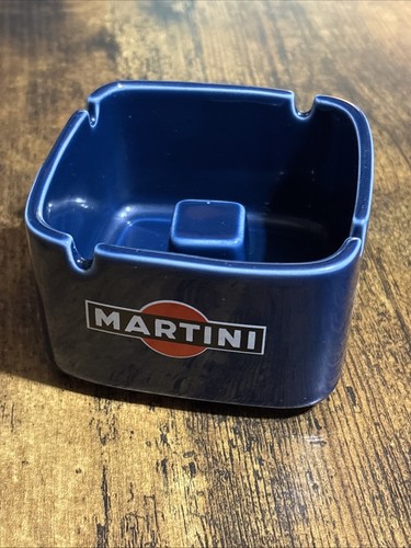 Vintage martini square blue - square,
