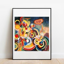 Art Imprimé Delaunay Hommage À Bleriot Giclée Poster Mural Décor Maison