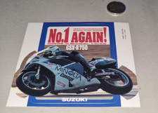 Autocollant/Sticker/Aufkleber Moto SUZUKI GSX-R750 (H.MOINEAU/T.CRINE