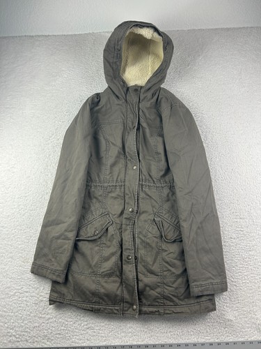 Hollister parka medium olive - hollister,