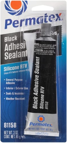 Permatex black rtv silicone - permatex,