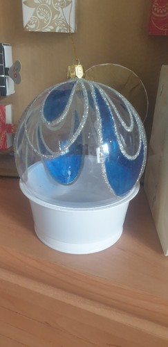 Boule noël ancienne - ancienne, en
