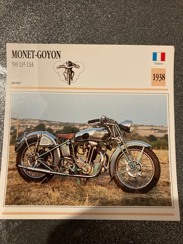 Carte fiche moto collection - carte,