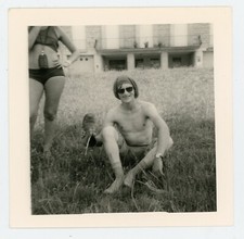 PHOTO 1976 snapshot, un jeune