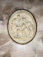 Ancienne Sculpture, Bas relief religieux 19 Ème Siècle A Saisir 