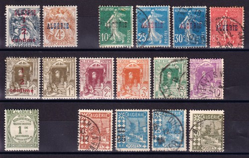 Lot timbres algérie - lot,