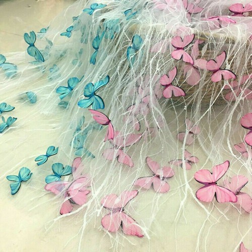 Dentelle broderie tissu - dentelle, 3d