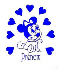 Sticker bébé minnie, babies