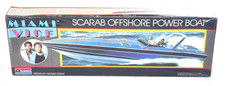 Rare maquette bateau à moteur offshore Miami Vice vintage monogramme...