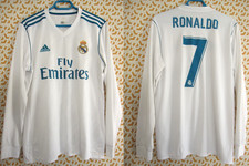 Maillot Real Madrid 2017 2018 Adidas Ronaldo Vintage shirt jersey Homme - M