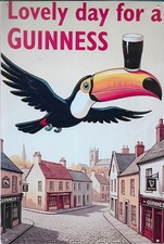 PLAQUE METAL GUINNESS