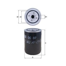 Filtre À Huile Mahle OC 37