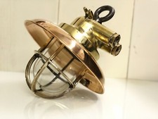 Lampe suspendue en laiton MV Grand Ocean - design Wiska emblématique avec bou...