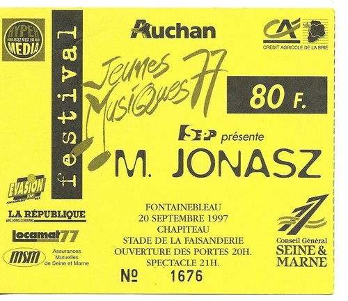 Rare ticket billet - /, concert